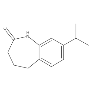 8-Isopropyl-1,3,4,5-tetrahydro-2H-benzo[B]azepin-2-one Structure