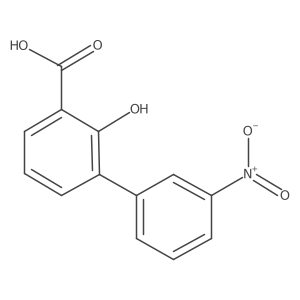 [1,1a(2)-Biphenyl]-3-carboxylic acid, 2-hydroxy-3a(2)-nitro-结构式