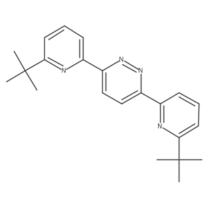 3,6-Bis[6-(1,1-dimethylethyl)-2-pyridinyl]-pyridazine结构式