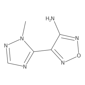4-(1-methyl-1H-1,2,4-triazol-5-yl)-1,2,5-oxadiazol-3-amine Structure