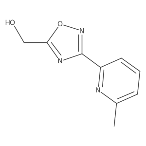 (3-(6-Methylpyridin-2-yl)-1,2,4-oxadiazol-5-yl)methanol Structure