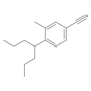 6-(Dipropylamino)-5-methylnicotinonitrile结构式