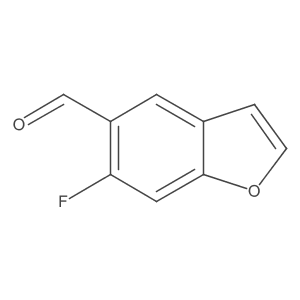 6-Fluoro-5-benzofurancarboxaldehyde Structure