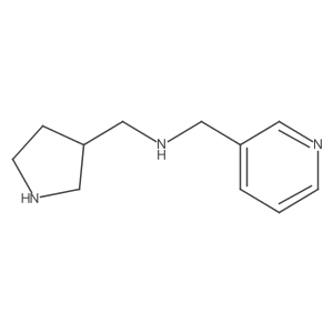 [(Pyridin-3-yl)methyl][(pyrrolidin-3-yl)methyl]amine结构式
