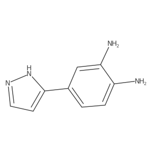 4-(1H-pyrazol-5-yl)benzene-1,2-diamine Structure
