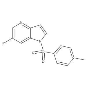 6-fluoro-1-tosyl-1H-pyrrolo[3,2-b]pyridine Structure
