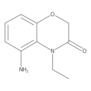 5-Amino-4-ethyl-3,4-dihydro-2H-1,4-benzoxazin-3-one Structure