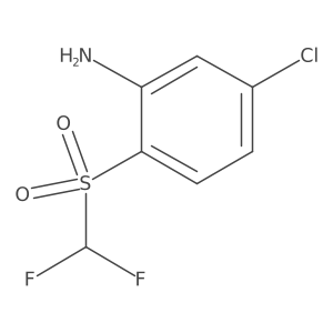 5-Chloro-2-difluoromethanesulfonylaniline Structure