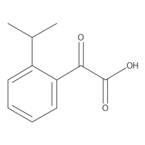 2-(2-Isopropylphenyl)-2-oxoacetic acid Structure