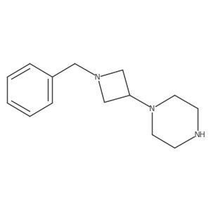 1-(1-Benzylazetidin-3-yl)piperazine Structure
