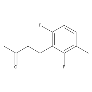 4-(2,6-Difluoro-3-methylphenyl)butan-2-one结构式