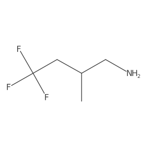 1-Butanamine, 4,4,4-trifluoro-2-methyl- Structure
