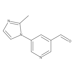 5-(2-Methyl-1H-imidazol-1-yl)pyridine-3-carbaldehyde Structure