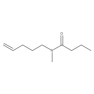 N-methyl-N-(pent-4-en-1-yl)butanamide Structure