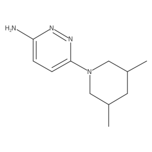6-(3,5-Dimethylpiperidin-1-yl)pyridazin-3-amine Structure