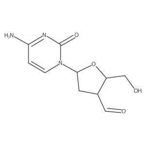 Cytidine, 2a(2),3a(2)-dideoxy-3a(2)-formyl- Structure