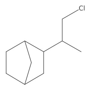 2-(1-Chloropropan-2-yl)bicyclo[2.2.1]heptane Structure