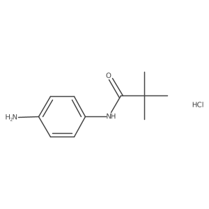 N-(4-aminophenyl)-2,2-dimethylpropanamide hydrochloride Structure