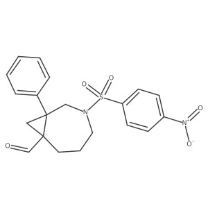 (1R,7S)-3-(4-nitrobenzenesulfonyl)-1-phenyl-3-azabicyclo[5.1.0]octane-7-carbaldehyde Structure