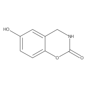 6-Hydroxy-3,4-dihydro-2H-1,3-benzoxazin-2-one结构式
