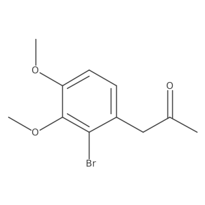 1-(2-Bromo-3,4-dimethoxyphenyl)propan-2-one Structure