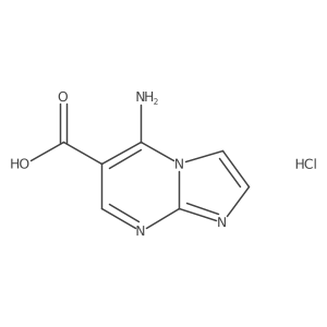 5-Amino-imidazo[1,2-a]pyrimidine-6-carboxylic acid hydrochloride Structure