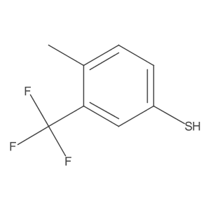 4-Methyl-3-(trifluoromethyl)benzenethiol结构式