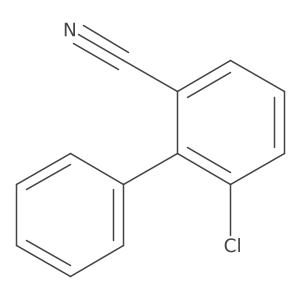 6-Chloro-[1,1'-biphenyl]-2-carbonitrile Structure
