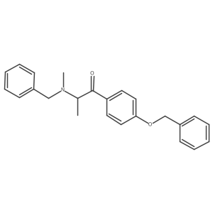 1-[4-(Benzyloxy)phenyl]-2-[(N-benzyl-N-methyl)amino]-1-propanone Structure
