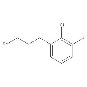 1-(3-Bromopropyl)-2-chloro-3-iodobenzene结构式