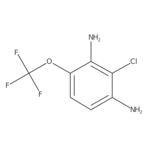 1-Chloro-2,6-diamino-3-(trifluoromethoxy)benzene结构式