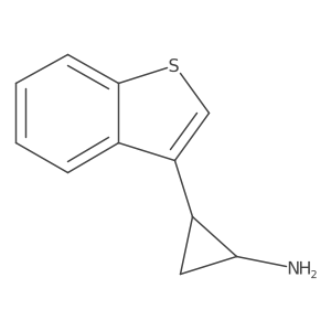 Rac-(1r,2s)-2-(1-benzothiophen-3-yl)cyclopropan-1-amine Structure