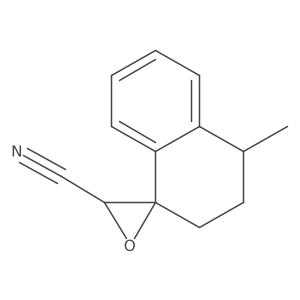 4-Methyl-3,4-dihydro-2H-spiro[naphthalene-1,2'-oxirane]-3'-carbonitrile结构式