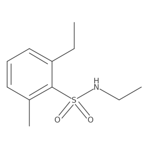 N,2-diethyl-6-methylbenzene-1-sulfonamide Structure