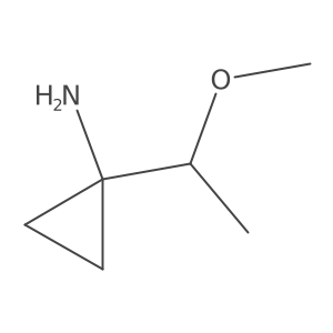 1-(1-Methoxyethyl)cyclopropan-1-amine Structure