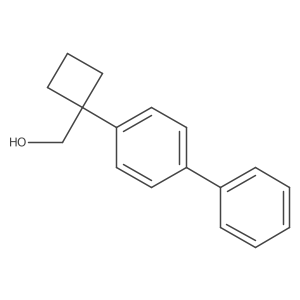 [1-(4-Phenylphenyl)cyclobutyl]methanol Structure