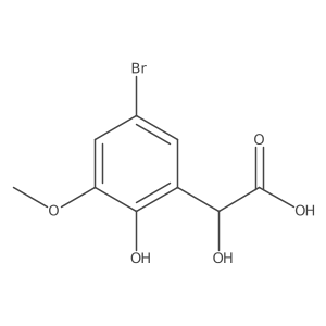 2-(5-Bromo-2-hydroxy-3-methoxyphenyl)-2-hydroxyacetic acid Structure