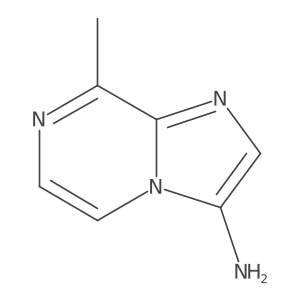 8-Methylimidazo[1,2-a]pyrazin-3-amine Structure