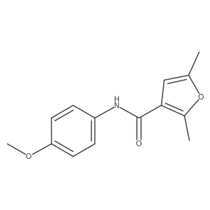 N-(4-methoxyphenyl)-2,5-dimethylfuran-3-carboxamide Structure