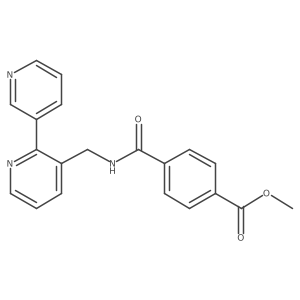 Methyl 4-(([2,3'-bipyridin]-3-ylmethyl)carbamoyl)benzoate Structure