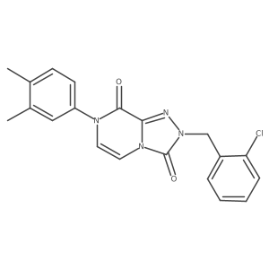 2-(2-chlorobenzyl)-7-(3,4-dimethylphenyl)-[1,2,4]triazolo[4,3-a]pyrazine-3,8(2H,7H)-dione Structure