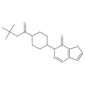 tert-butyl 4-(4-oxothieno[3,2-d][1,2,3]triazin-3(4H)-yl)piperidine-1-carboxylate Structure