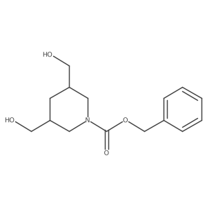 Benzyl (3R,5S)-3,5-bis(hydroxymethyl)piperidine-1-carboxylate Structure