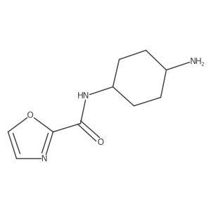 2-Oxazolecarboxamide, N-(4-aminocyclohexyl)- Structure