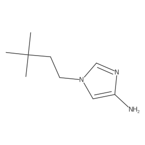 1-(3,3-dimethylbutyl)-1H-imidazol-4-amine Structure
