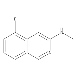 5-fluoro-N-methylisoquinolin-3-amine结构式