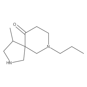 4-Methyl-7-propyl-2,7-diazaspiro[4.5]decan-10-one Structure