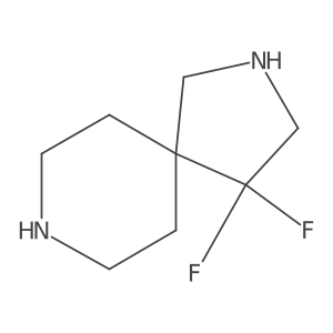 4,4-Difluoro-2,8-diazaspiro[4.5]decane Structure