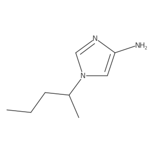 1-(pentan-2-yl)-1H-imidazol-4-amine结构式