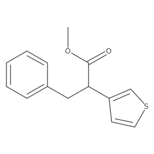 Methyl I+/--(phenylmethyl)-3-thiopheneacetate Structure
